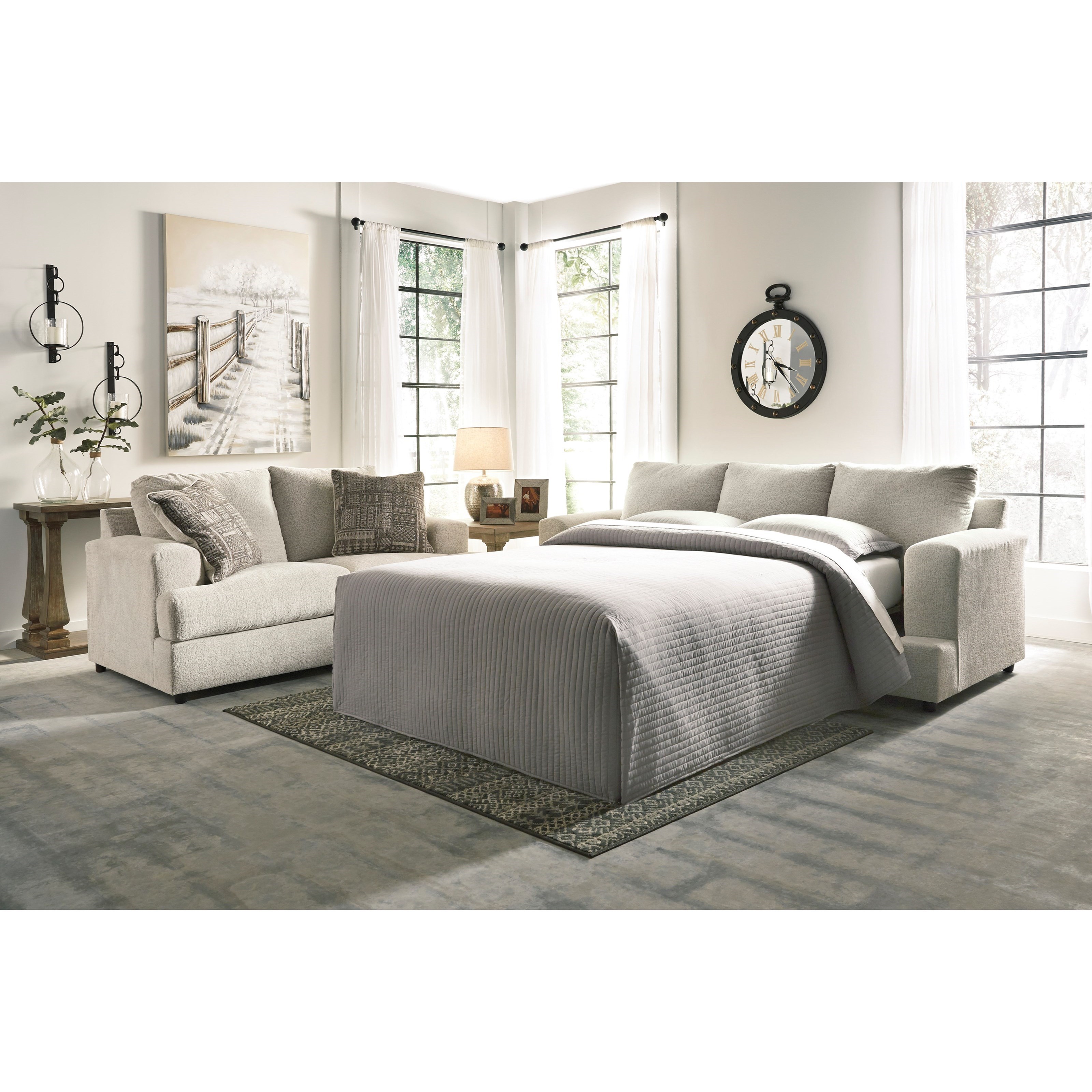 Soletren ash living store room set